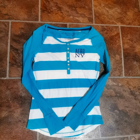 Ladies Striped Long Sleeve Top - Picture 1 of 4